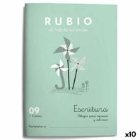 Writing and calligraphy notebook Rubio Nº9 A5 Spaans (10 Stuks) - thumbnail