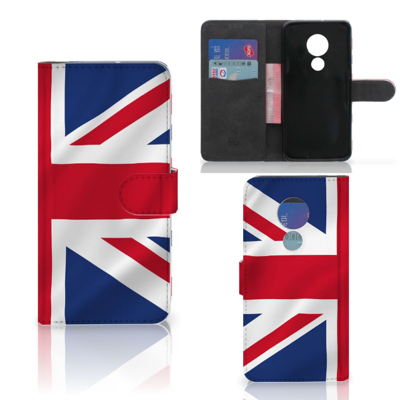 Motorola Moto G7 Power Bookstyle Case Groot-Brittannië Motorola Moto G7 Power Bookstyle Case Groot-Brittannië
