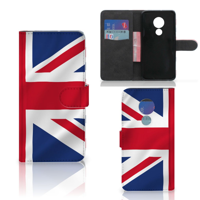 Motorola Moto G7 Power Bookstyle Case Groot-Brittannië - thumbnail