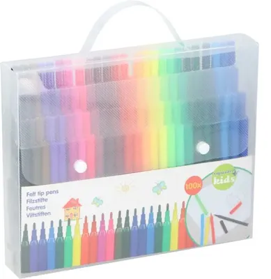 Premium Viltstiften - 100 stuks Premium Viltstiften - 100 stuks