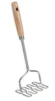 Metaltex Aardappelstamper Houten Greep - thumbnail