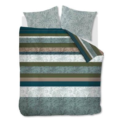 Beddinghouse Selene dekbedovertrek - Lits-jumeaux (240x200/220 cm + 2 slopen) - Katoen satijn - Blue Green