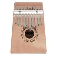 Cascha HH 2145 Kalimba Mahogany 10 met beschermhoes - thumbnail