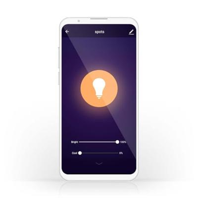 Nedis WIFILRW10E27 Smartlife Led Bulb Wi-fi E27 806 Lm 9 W Warm To Cool White Energieklasse: F Android / Ios Peer - thumbnail