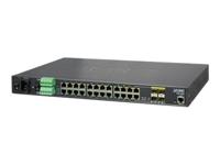 Planet IGSW-24040T Beheerde netwerkswitch L2+ Gigabit Ethernet (10/100/1000) 1U Zwart netwerk-switch - thumbnail