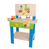 Hape houten werkbank - thumbnail