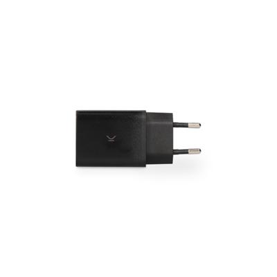 Wandlader + Micro-USB-Kabel KSIX USB 2A Zwart
