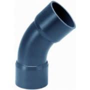 Europond Bocht 45° Lijmverbinding 125mm - Efficiënte PVC Vijverbuis voor Optimale Waterstroom - thumbnail