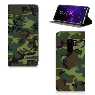 Samsung Galaxy S9 Plus | Hoesje met Magneet | Army Dark Samsung Galaxy S9 Plus | Hoesje met Magneet | Army Dark