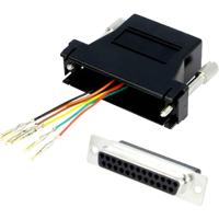 encitech DA25-SMJ6-K-RC D-sub adapter D-sub bus 25-polig - RJ12-bus 6p6c 1 stuk(s) - thumbnail