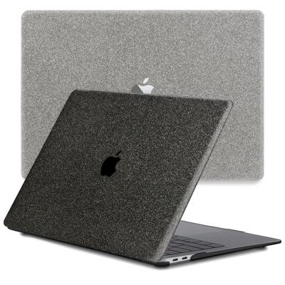 Lunso MacBook Air 15 inch (2023-2025) cover hoes - case - Glitter Zwart Lunso MacBook Air 15 inch (2023-2025) cover hoes - case - Glitter Zwart