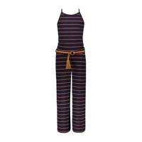 Street called Madison gestreepte jumpsuit Bientot donkerblauw/ora nje - thumbnail