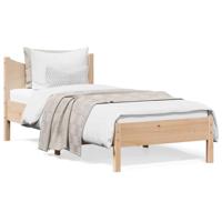 Bedframe massief grenenhout 75x190 cm - thumbnail