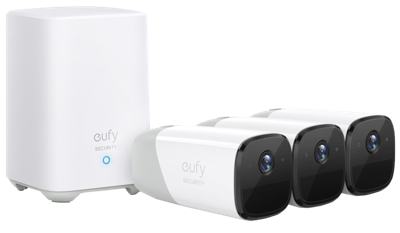 eufy EufyCam 2 Pro 3+1kit T88523D2 IP-Draadloze bewakingsset Met 3 cameras
