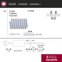 Paulmann MaxLED 500 70666 LED-strip basisset Met connector (male) 24 V 3 m Warmwit 1 stuk(s) - thumbnail