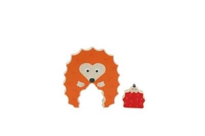 Goki houten puzzel staand egelt, 2st.