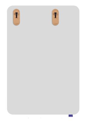 Whiteboard papierhaak Legamaster hout 2 stuks Whiteboard papierhaak Legamaster hout 2 stuks