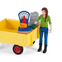 Schleich farm world - mobiele farmstand speelfiguur - thumbnail