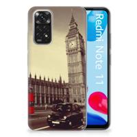 Xiaomi Redmi 10 | Redmi Note 11 4G | Silliconen Back Cover | Londen - thumbnail