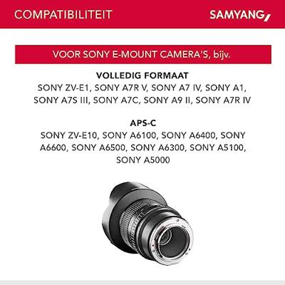 Samyang 14mm F/2.8 ED AS IF UMC Sony E, Sony FE