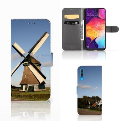 Samsung Galaxy A50 | Flip Cover | Molen | Portemonnee hoesje Samsung Galaxy A50 | Flip Cover | Molen | Portemonnee hoesje