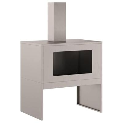 Vuurkorf Bruin 60 x 40 x 96 cm Cortenstaal - thumbnail