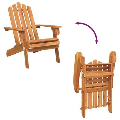 Tuinstoel Adirondack massief acaciahout - thumbnail