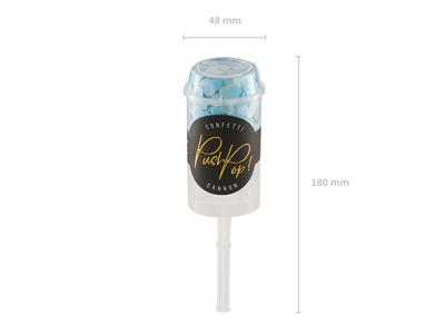 Confetti Push Pop Blauw