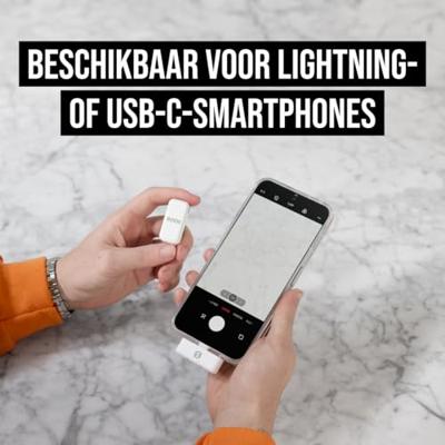 RØDE Wireless Micro Lightning White draadloze dasspeld microfoon - thumbnail