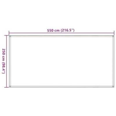 Tenttapijt 250x550 cm beige - thumbnail