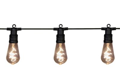10 Partylights 5cm spiraal filament warm wit 10m/3m aanloopsnoer zwart Anna's Collection - Annas collection 10 Partylights 5cm spiraal filament warm wit 10m/3m aanloopsnoer zwart Anna's Collection - Annas collection