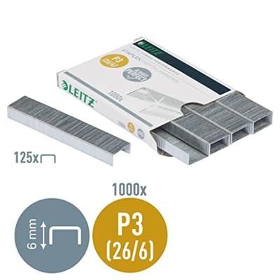 Leitz nietjes 26/6, doos van 1000 nietjes