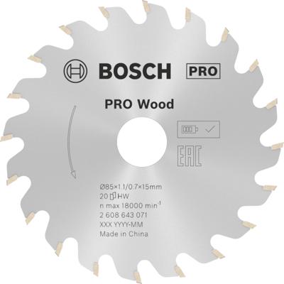 Bosch Accessories Optiline 2608643071 Cirkelzaagblad 85 x 15 x 0.7 mm Aantal tanden: 20 1 stuk(s) Bosch Accessories Optiline 2608643071 Cirkelzaagblad 85 x 15 x 0.7 mm Aantal tanden: 20 1 stuk(s)