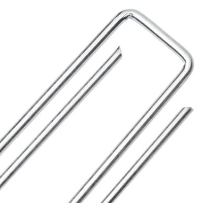 VidaXL Grondharingen 25 st u-vormig 20x3,5 cm gegalvaniseerd staal VidaXL Grondharingen 25 st u-vormig 20x3,5 cm gegalvaniseerd staal