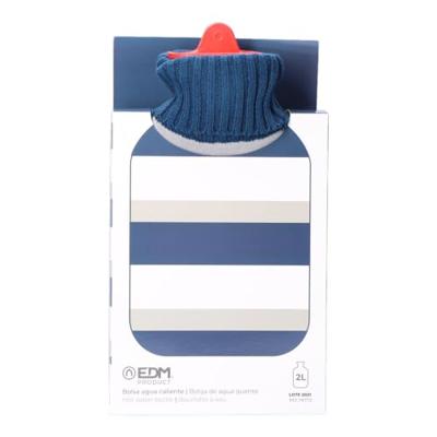 Warmwaterkruik EDM 76772 Multicolour Strepen Wol 2 L