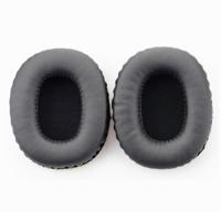 1 paar imitatieleer + traagschuim zachte hoofdtelefoon jas earmuffs voor Marshall monitor - thumbnail