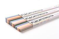 Vlechtbanden PASTELL folia, set van 200 meerkleurig - thumbnail