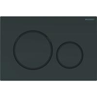 Bedieningsplaat Geberit Sigma 20 2-Toets Spoeling Zwart - thumbnail