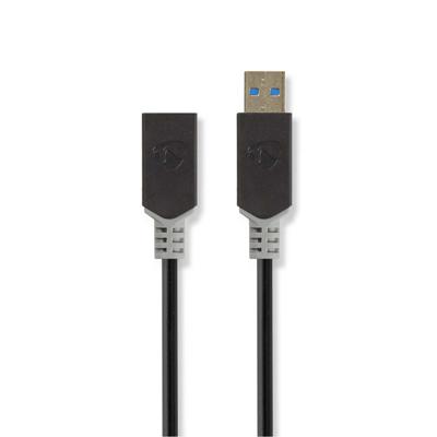 Nedis CCBW61710AT015 Kabel Usb 3.0 Type-c Male - A Female 0,15 M Antraciet Nedis CCBW61710AT015 Kabel Usb 3.0 Type-c Male - A Female 0,15 M Antraciet