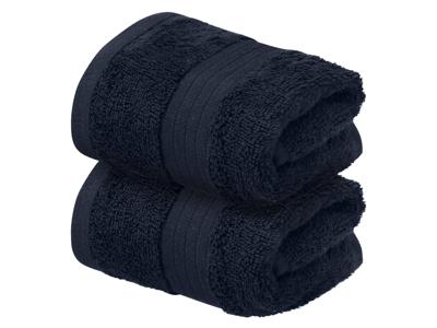 LIVARNO Set van 2 gastendoekjes 30 x 50 cm (Blauw)