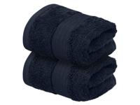 LIVARNO Set van 2 gastendoekjes 30 x 50 cm (Blauw) - thumbnail