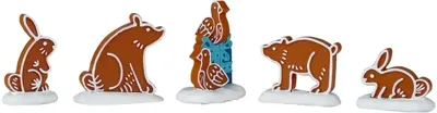 Lemax gingerbread animals kerstdorp figuur type 3 Sugar 'N' Spice 2025