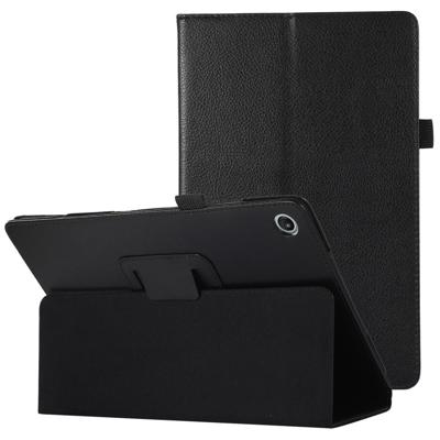 Lunso - Lenovo Tab M10 Plus Gen 3 (3e generatie) - Stand flip Bookcase hoes - Zwart Lunso - Lenovo Tab M10 Plus Gen 3 (3e generatie) - Stand flip Bookcase hoes - Zwart