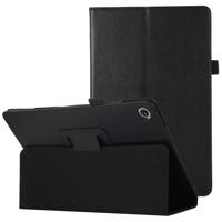 Lunso - Lenovo Tab M10 Plus Gen 3 (3e generatie) - Stand flip Bookcase hoes - Zwart - thumbnail