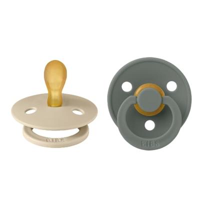 Bibs Fopspeen 0-6 Maanden Symmetrical Vanilla/Pine