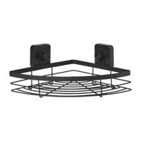 Badkamerrekje hoek - zwart - 5.5x22.5x31 cm - thumbnail