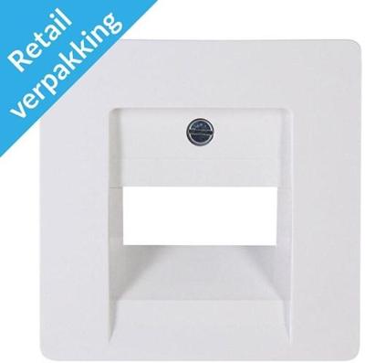 Kopp Paris arctic wit afdekplaat UTP dubbel - 4625060