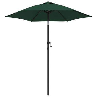 Parasol 200x224 cm aluminium groen Parasol 200x224 cm aluminium groen