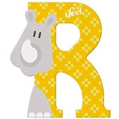 Sevi letter r rhinoceros: 10 cm (83018)