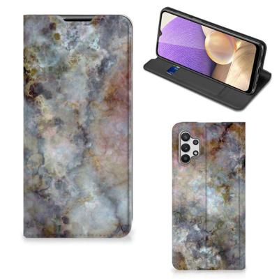 Samsung Galaxy A32 5G | Standcase | Marmer Grijs